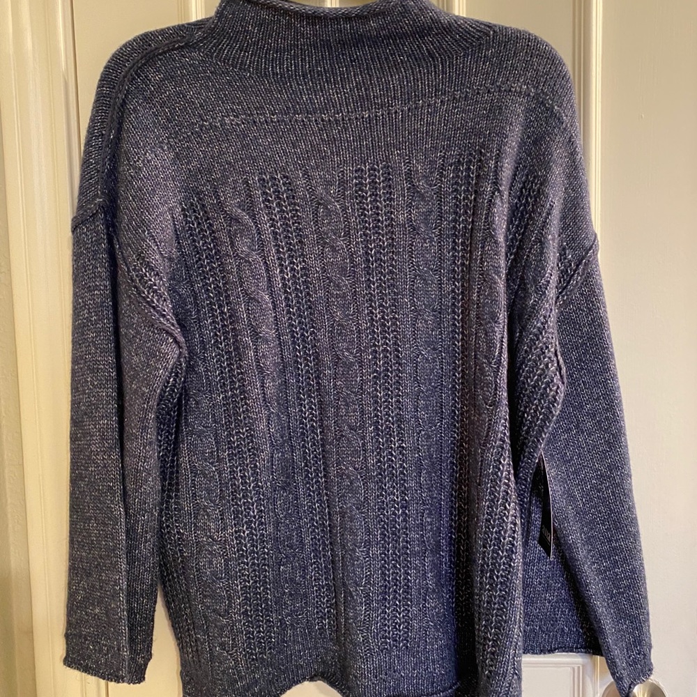 Navy and Plum Oversized Sweaters